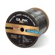 GLINK GLG6011 cat6 Gold series, Outdoor UTP PE w/Drop Wire & Power Wire Cable, Black Color 300M/Roll in Box