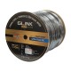GLINK GLG6007 cat6 Gold series, UTP Outdoor w/Power Wire Cable Double Jacket, Black Color, 305M/Roll in Box