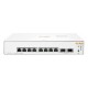 Aruba Instant On 1930 8G 2SFP Switch (JL680A) L2-Managed 8 Port Gigabit 100/1000Mbps Switch, 2 Port SFP 1GbE, Advanced features, Smart-managed, keeping your business data safe