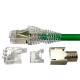 COMMSCOPE AMC-3006A (6-2111984-3) Shielded CAT 6A RJ45 Modular Plug Kit, Stainless steel