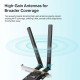 tp-link Archer TX20E AX1800 Dual Band Wi-Fi 6 Bluetooth 5.2 PCI Express Adapter, 2× High Gain External Antennas, MU-MIMO, OFDMA, WPA3, Bluetooth 5.2