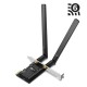 tp-link Archer TX20E AX1800 Dual Band Wi-Fi 6 Bluetooth 5.2 PCI Express Adapter, 2× High Gain External Antennas, MU-MIMO, OFDMA, WPA3, Bluetooth 5.2