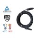 Link CB-5056B-15 Patch Cord Solar Cable, 6.0 mm², 15 M. Black Color