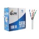 GLINK GL6001 Cat6 Indoor UTP Cable, White Color, 100M/Pull Reel in Box	