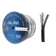 GLINK GL6007N CAT6 Outdoor UTP Cable w/DC Power, Black Color 305M/Roll in Box	