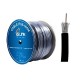 GLINK RG6 500m Black PVC Jacket, Insulation 4.7mm FPE Copper, Shield 95%, STANDARD 500m./Roll	