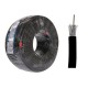 GLINK RG6 100m Black PVC Jacket, Insulation 4.7mm FPE Copper, Shield 60%, STANDARD 100m./Roll