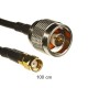 CAB-NM-200-RP-SMA-M-1M Low Loss200 Cable (LLC200) N-Type male To RP-SMA male, 1 M.