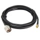 CAB-NM-200-RP-SMA-M-5M Low Loss200 Cable (LLC200) N-Type male To RP-SMA male, 5 M.