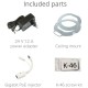 Mikrotik RbcAPGi-5acD2nD (cAP ac) Dual-band 2.4 / 5GHz Wireless Access Point for Mounting on a Ceiling or Wall with 2x Gigabit Ethernet ports (1 with PoE output), PoE 802.3af/at Support, 24V 1.2A power adapter + Gigabit PoE injector (Included)