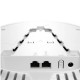 Mikrotik cAPGi-5HaxD2HaxD-TH (cAP ax) Gen 6 802.11ax 1800 Mbps Dual-band 2.4 / 5GHz Ceiling Wireless Access Point High-Gain Antennas, 2x Gigabit Ethernet ports PoE 802.3af/at Support, 48V 0.95A power adapter + Gigabit PoE injector (Included)