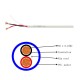Link CB-0514W Speaker Cable 2C, 14 AWG, 105-Strand, White, CL 2 ( Better than VTF 2.5 mm2 ) 100 M / Spool