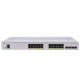 Cisco CBS250-24P-4G-EU Smart Switch 24-Port PoE Switch Gigabit 10/100/1000 Mbps PoE+ with 195W power budget + 4 Gigabit SFP, Mountable Rack 1 U