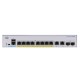 Cisco CBS250-8FP-E-2G-EU Smart Switch 8-Port Gigabit Full PoE+ With 120W Power Budget + 2 Gigabit Copper/SFP combo Ports, Layer 2/3 Manage Switch