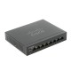 Cisco SF110D-08HP Switch PoE 8-Port 10/100 Ethernet Unmanaged, Total Budget 32W, 1.6 Gbps Capacity, Metal Enclosure