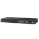 Cisco SG110-24HP Switch PoE 24-Port Gigabit Ethernet, 2-Port combo mini-GBIC, Total Budget 100W, 48 Gbps Capacity, Metal Enclosure