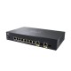 Cisco SG250-10P Switch PoE 10-Port Gigabit Smart Managed, 1-Port USB, Total Budget 62W, Spanning Tree/Link Aggregation/VLAN Support