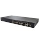 Cisco SG250-26P Switch PoE 26-Port Gigabit Smart Managed, 2-Port Gigabit copper/SFP combo,1-Port USB, Total Budget 62W, Spanning Tree/Link Aggregation/VLAN Support