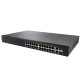 Cisco SG250X-24P Switch PoE 24-Port Gigabit Smart Managed, 4-Port 10G SFP+, Total Budget 195W, Spanning Tree/Link Aggregation/VLAN Support