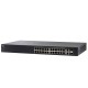 Cisco SG250X-24P Switch PoE 24-Port Gigabit Smart Managed, 4-Port 10G SFP+, Total Budget 195W, Spanning Tree/Link Aggregation/VLAN Support