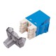 COMMSCOPE (AMP) AM-3600 CAT 6 RJ45 Modular Jack, Blue Color
