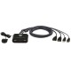 ATEN CS22HF 2-PORT USB FHD HDMI CABLE KVM SWITCH