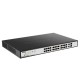 D-Link DGS-1100-26MPV2 24 Port Gigabit PoE/PoE+ Smart Managed Switch + 2 x Gigabit RJ45/SFP Combo Ports, 370W PoE Power Budget, Rack-mount Metal Case