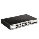 D-Link DGS-1210-20 20-Port L2 Gigabit Smart Managed Switch (16 x 10/100/1000Base-T) + 4 x Gigabit RJ45/SFP Combo ports Uplinks , Rack-mount Metal Case