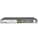 D-Link DGS-F1026P-E 250M 24-Port Gigabit 10/100/1000 PoE/PoE+ 2 SFP Uplink, Smart Features: Extend, VLAN, QoS, 250W PoE Budget, Rack Mount Switch, Metal Case