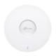 tp-link EAP613 AX1800 Ceiling Mount WiFi 6 Access Point, Omada Mesh, PoE 802.3at Support, MU-MIMO, Seamless Roaming