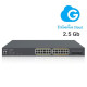 EnGenius ECS2528FP Cloud Managed 24-Port Full PoE+ Multi-Gigabit 2.5 Gb Switch with 4 x SFP+ Uplink Ports, 410W Power Budget, Rack-Mountable