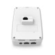 EnGenius ECW215 Wi-Fi 6 Cloud-Managed Wall-Plate Access Point, Dual-band 802.11ax 2x2, 1200Mbps (5 GHz) & 574Mbps in 2.4-GHz 