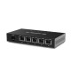 Ubiquiti EdgeRouter X SFP (ER‑X‑SFP) Advanced Gigabit Ethernet Router, 5-Port Gigabit PoE 24V passive, 1-Port Gigabit SFP, Layer-2 Switching