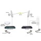 EnGenius EnStationAC EnJet Advanced 11ac Wave 2 Outdoor AP/Bride, Speed 867Mbps 5GHz, 19dBi High-Gain Antennas, 2 Gigabit LAN