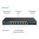 EnGenius EWS2910P 8-Port PoE Gigabit Wireless Controller Switch Managed 2-Port SFP, Total Budget 61.6W, Centralized Network Management, Desktop Model