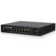 Ubiquiti ES-8-150W EdgeSwitch PoE 8-Port Gigabit Managed 802.3af/at or 24V passive PoE, 2-Port SFP Enclosure SGCC Steel