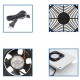 19" GERMANY G7-05001 FAN Heavy Duty 1 x 4" (2 Ball Bearing พร้อมหน้ากาก ABS และสายไฟ 1.8 เมตร)