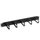 19" GERMANY G7-06002B Cable Management Panel 1U for Rack, Black Color