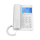 Grandstream GHP630 Compact IP Phone 3 SIP Phone 3 Line Dual band Wifi 3.5" Color LCD PoE support Desktop Hotel phone Adapter not include White 