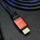 GLINK GL301  สาย HDMI (Male/Male) คุณภาพสูง เชื่อมต่อสัญญาณภาพและเสียงระบบดิจิตอล   เหมาะสำหรับเครื่องเล่น Blu-Ray 4K, Smart 3D, Media PC ยาว 2 เมตร