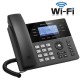 Grandstream GXP1760W WiFi enabled Mid-Range IP phones 6 line with 3 SIP accouunt, 2-Port 10/100Mbps, 200x80 Blacklit LCD Display HD, PoE & Gigabit Port