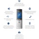 Grandstream WP820 Enterprise Portable WiFi Phone, 2 SIP accounts 2 lines, Dual-band WiFi, Rechargeable 1500mAh battery