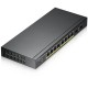 Zyxel GS1900-10HP 8-port GbE Smart Managed Desktop PoE Switch (77 Watt) with 2 GbE SFP ports รองรับ PoE มาตรฐาน 802.3at โดยจ่ายไฟต่อพอร์ตสูงสุดถึง 30W รองรับ การทำ VLAN, QoS, Link Aggregation, 802.1x, CPU defense engine และ DoS prevention