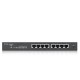 Zyxel GS1900-8 8-port GbE Smart Managed Desktop Switch รองรับ การทำ VLAN, QoS, Link Aggregation, 802.1x, CPU defense engine และ DoS prevention