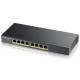 Zyxel GS1900-8HP 8-port GbE Smart Managed Desktop PoE Switch (70Watt) รองรับ PoE มาตรฐาน 802.3at โดยจ่ายไฟต่อพอร์ตสูงสุดถึง 30W รองรับ การทำ VLAN, QoS, Link Aggregation, 802.1x, CPU defense engine และ DoS prevention