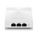 Grandstream GWN7624 Hybrid 802.11ac Wave-2 Wi-Fi5 In-Wall AP (2x2 2.4GHz, 4x4 5GHz) with Integrate Ethernet Switch (4x 1Gbps) Support PoE In 1 Port & PoE Out 2 Ports