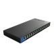 Linksys LGS116P Switch PoE 16-Port Gigabit Ethernet Unmanaged, Total Budget 80W, 32 Gbps Bandwidth, Metal Enclosure