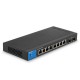 Linksys LGS310C 8-Port Managed Gigabit Ethernet DesktopSwitch with 2 1G SFP Uplinks, TAA Compliant