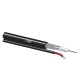 LINK CB-0106AWA-1 RG 6/U Cable Black Jacket W/CCA Power Wire, 95% Shield Advanced Grade 100m./ Easy Box