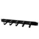 19" GERMANY G7-06002B Cable Management Panel 1U for Rack, Black Color